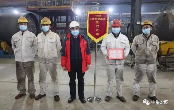 宏图公司三个班组荣获月度质量管理优胜班组流动红旗 (4)