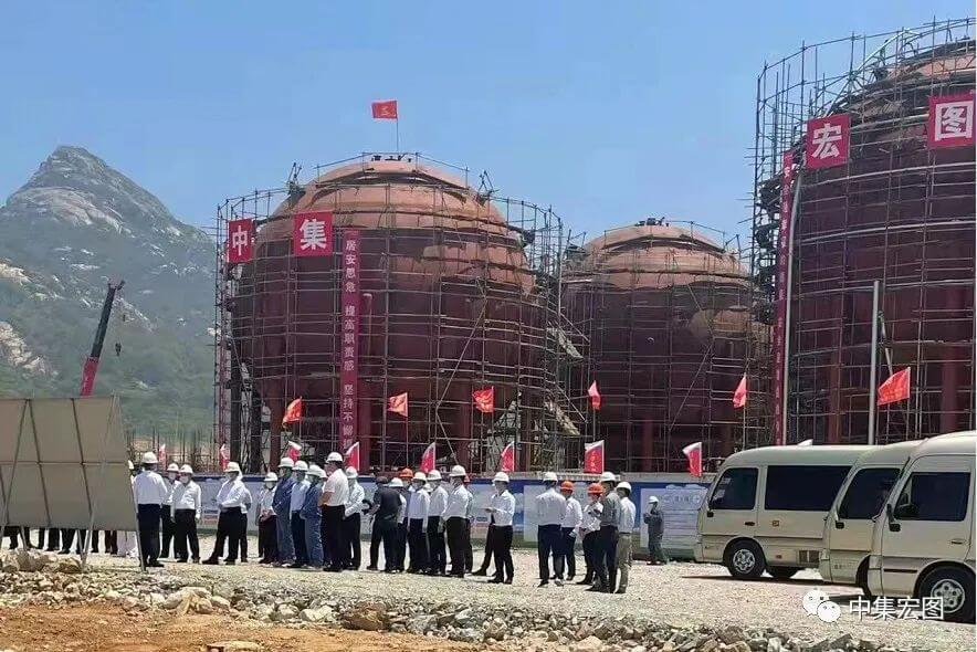 荆门宏图承建的福化鲁华球罐项目在当地政府巡检中获得好评4